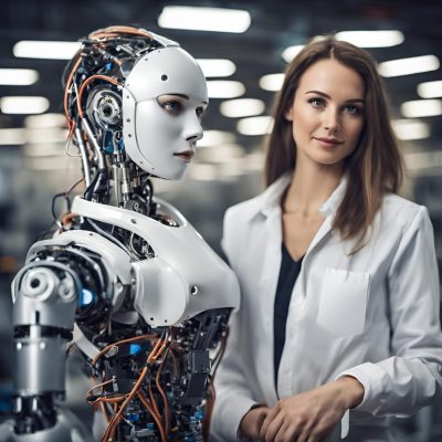 Ingeniera con robot humanoide donde se aplica la maestria en ia y la maestria en ing electronica
