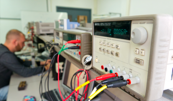 Generador de funciones y multímetro electrónico